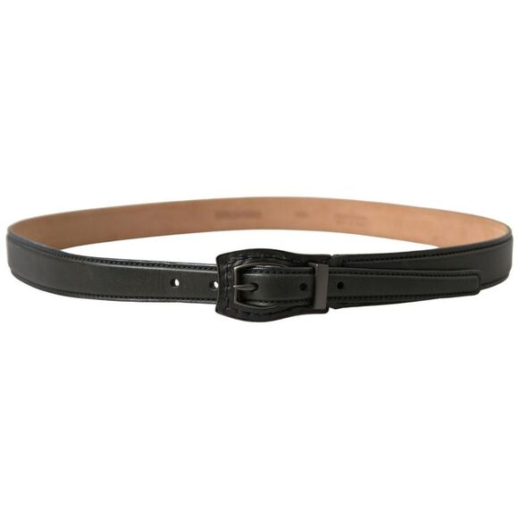 Ermanno Scervino Leather Belt with Unique Buckle Men Brown Belts - Picture 4 of 4